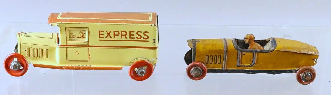 Fischer German Tin Penny Toy Car Lot (1 of 2)