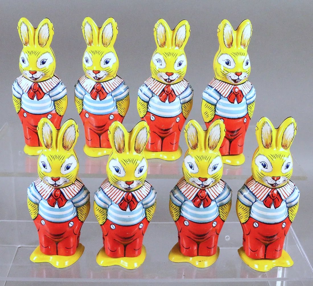 J Chein Wind Up Bunny Lot NOS Mint (1 of 2)