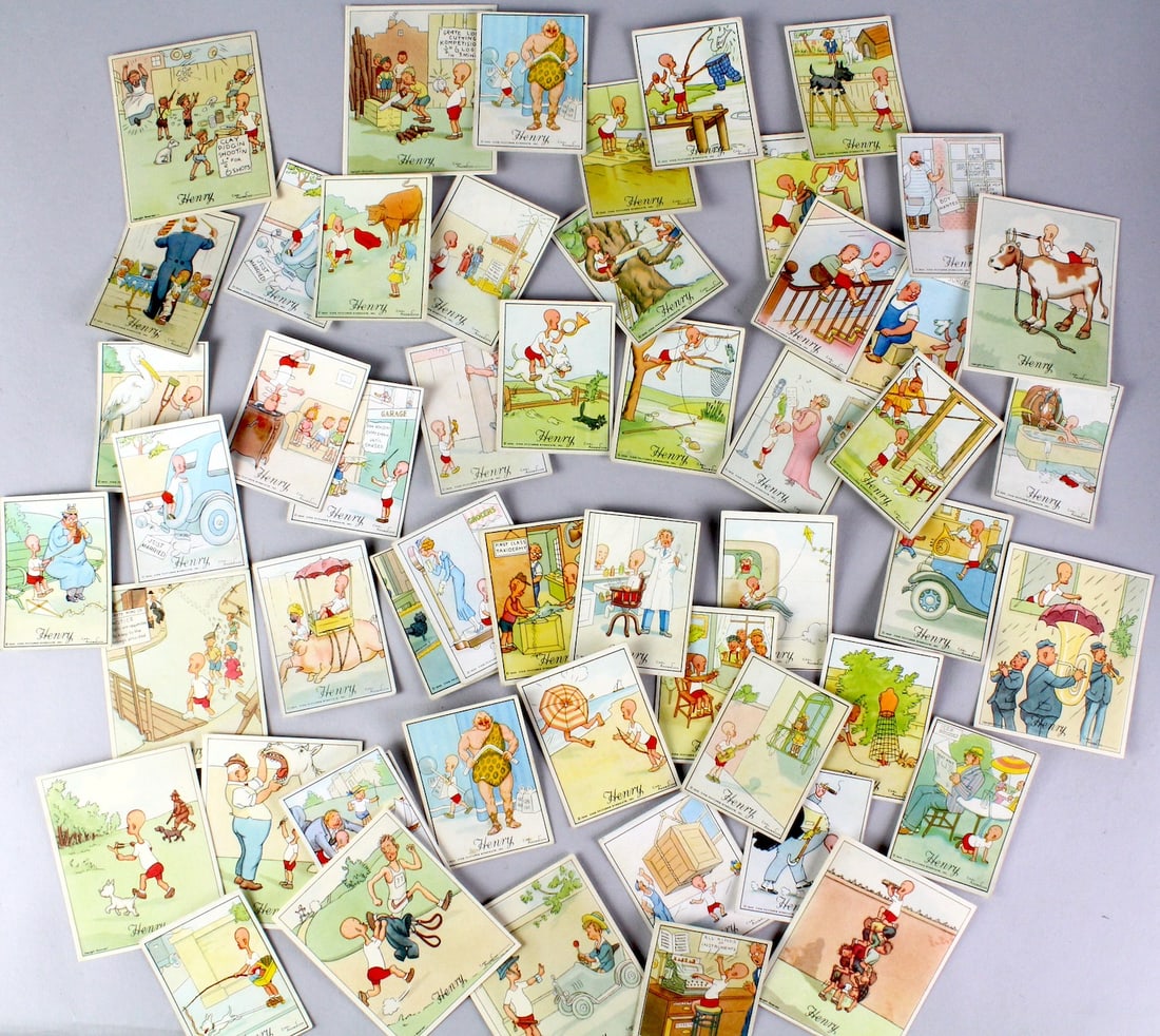 1936 Tareytown Tobacco Cards Henry Cartoon (1 of 5)