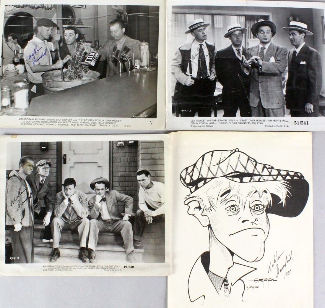 William Billy Benedict & Bowery Boys Signed Photos (1 of 3)