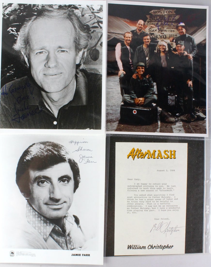 MASH Cast Signed Photos (1 of 5)