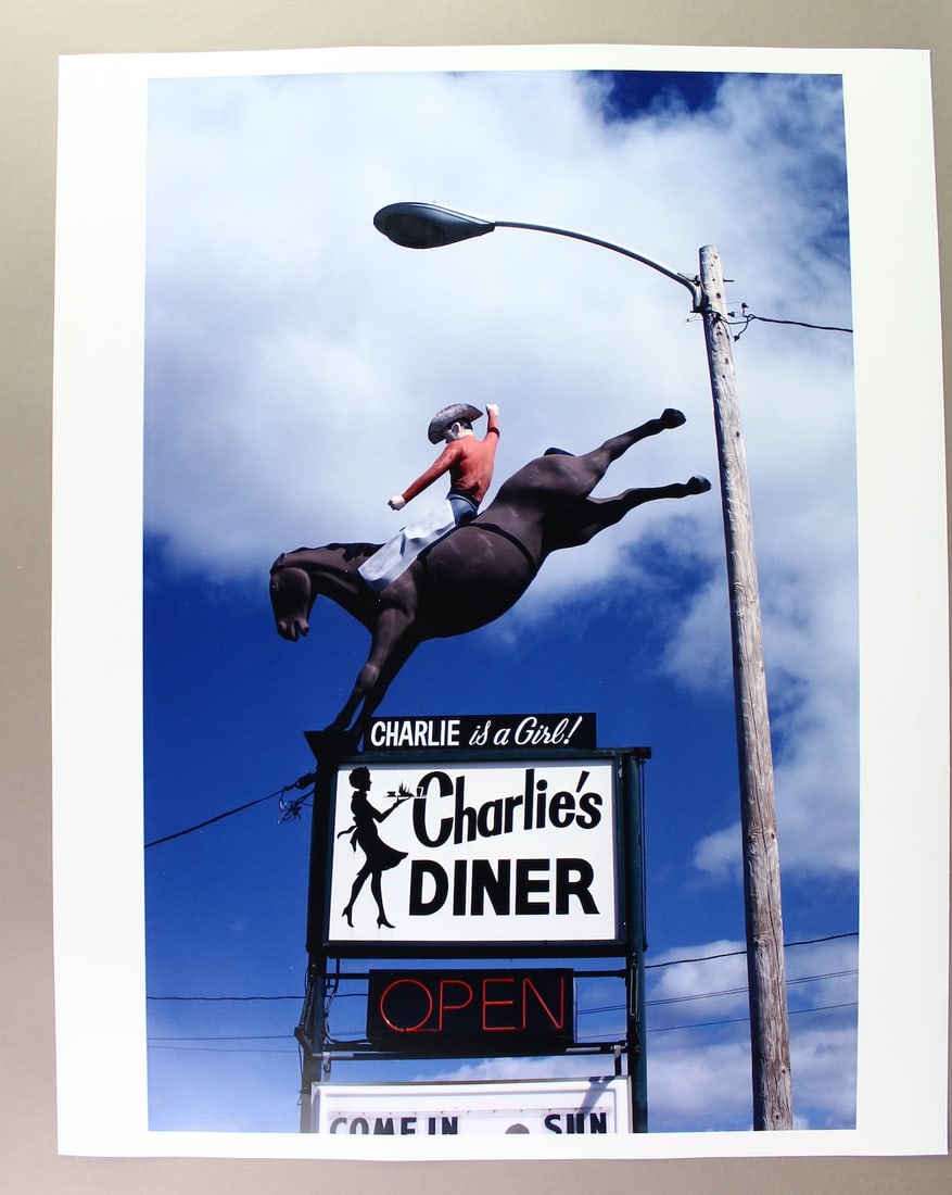 John Margolies Roadside America Signed Color Photograph Cowboy (1 of 4)