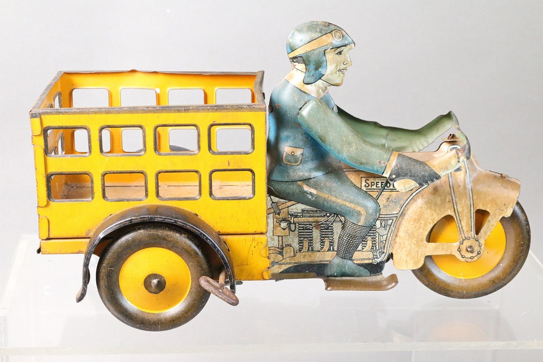 Marx Speedboy Delivery Motorcycle (1 of 3)