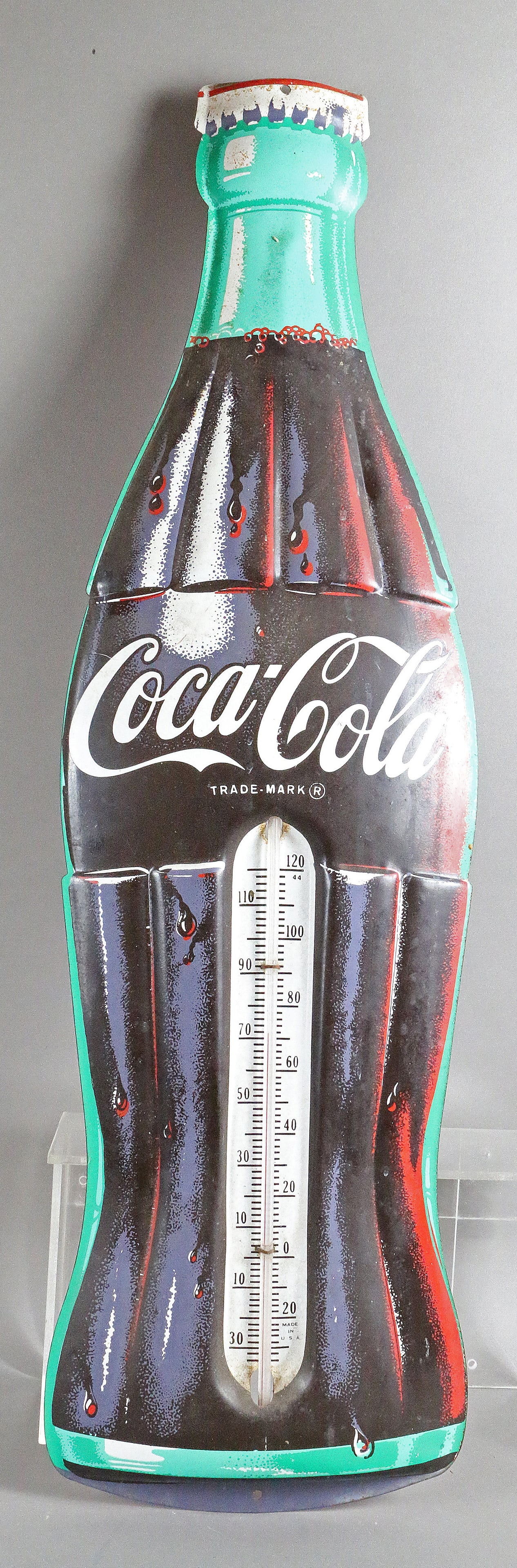 Coca Cola Large Advertising Thermometer (1 of 3)