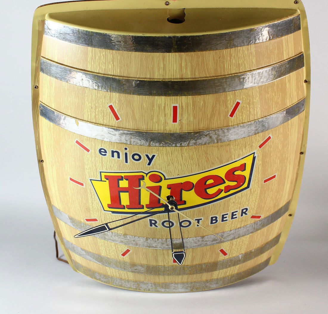 Hires Root Beer Barrel Clock Advertising (1 of 7)