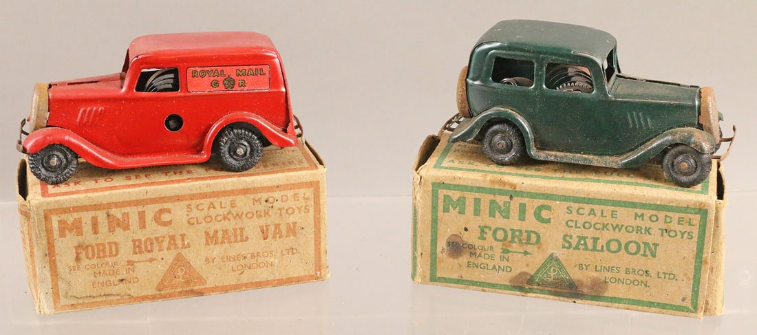 Minic Clockwork Lot Royal Van Ford Saloon In Box (1 of 2)