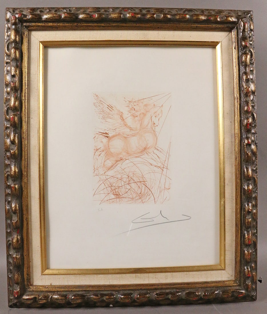 Salvadore Dali Etching  Original (1 of 4)