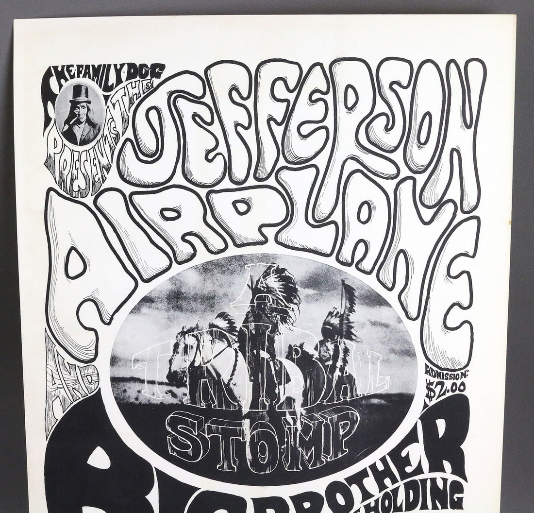 Jefferson Airplane Tribal Stomp Wes Wilson FD1 (1 of 3)