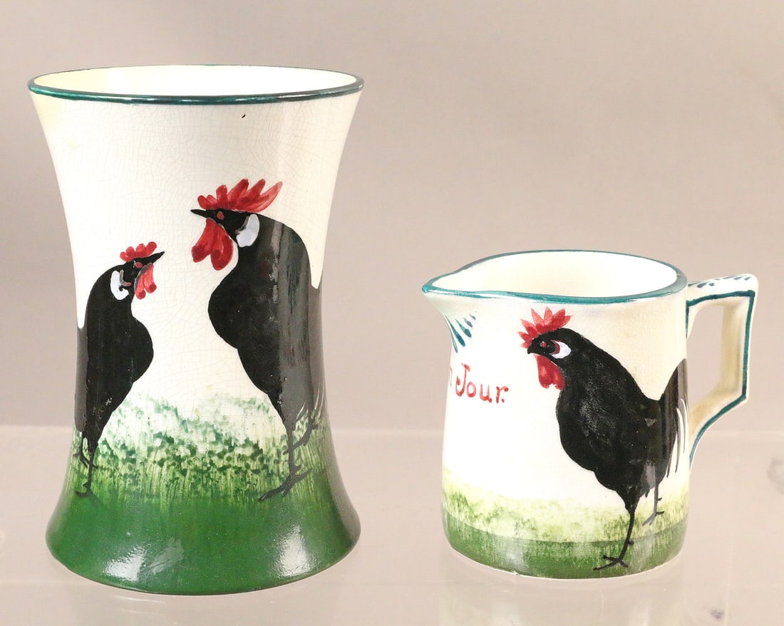 Wemyss Ware Glass and Pitcher (1 of 3)