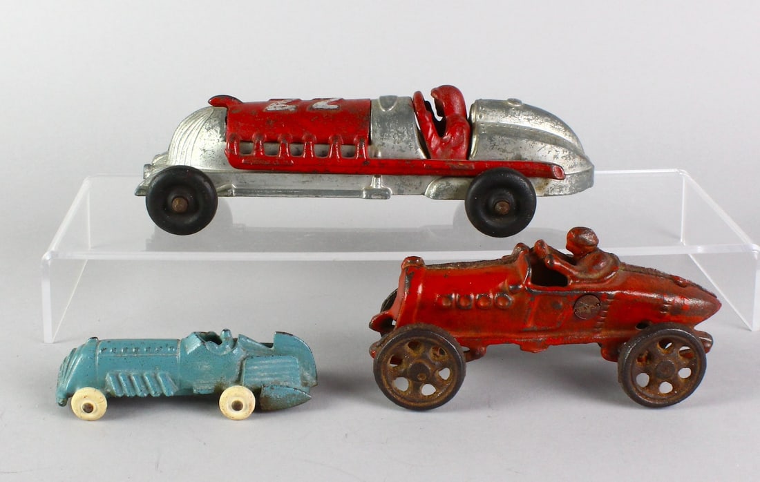Hubley Race Cars & Cast Iron Racer (1 of 4)