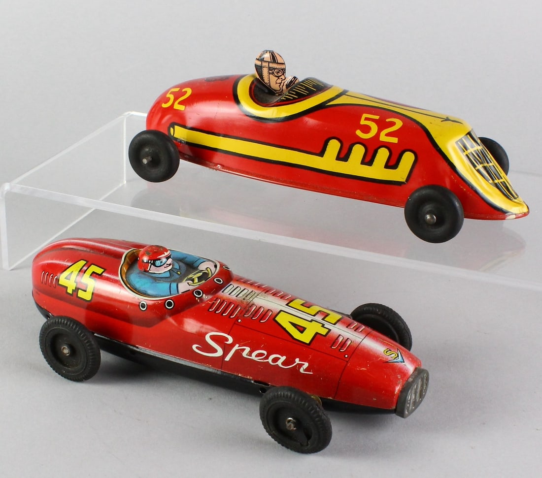 Chein 52 Race Car & Japan Tin Racer (1 of 4)