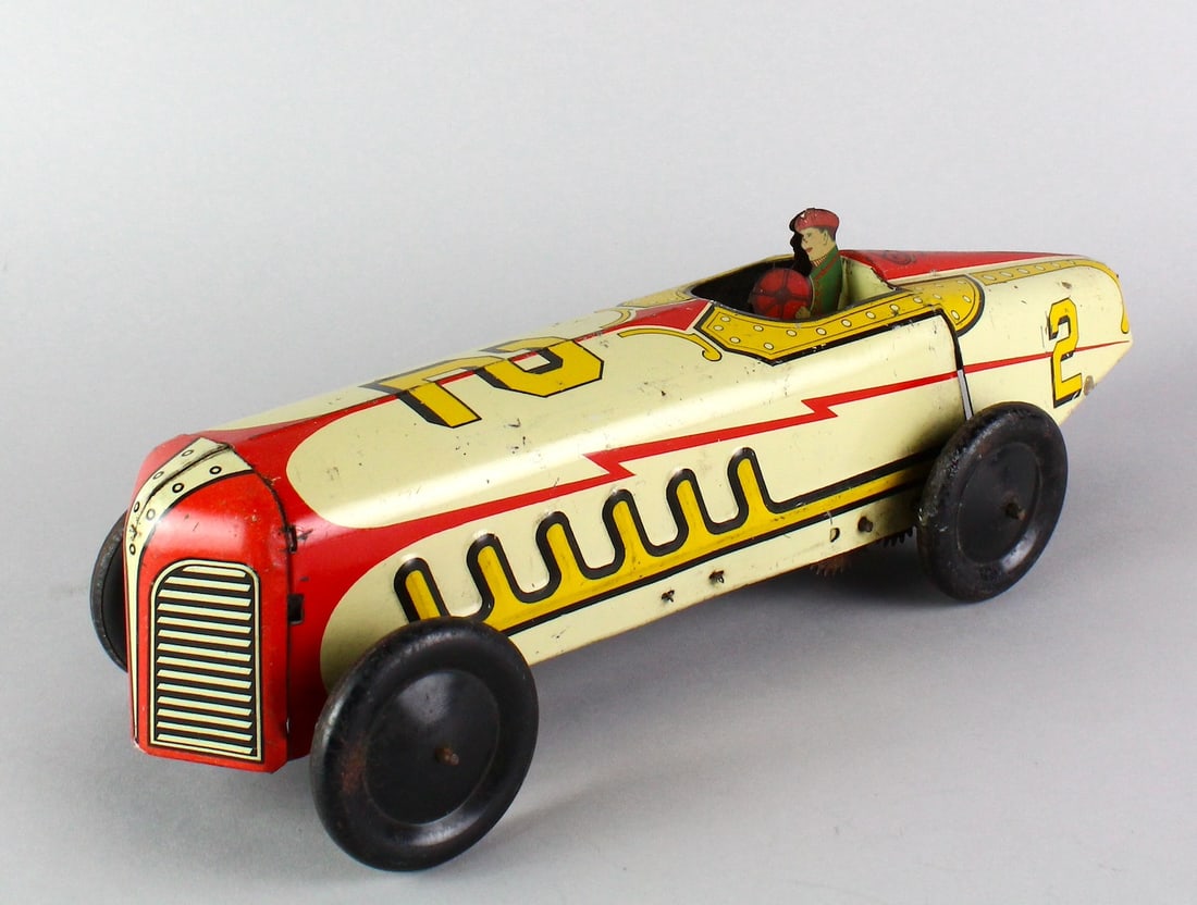 1930s Marx Tin Race Car (1 of 4)