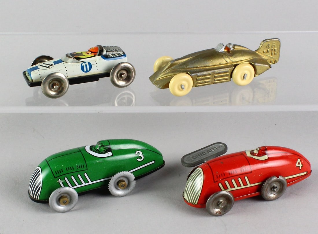 Four Race Cars Wind Ups & Slush (1 of 4)