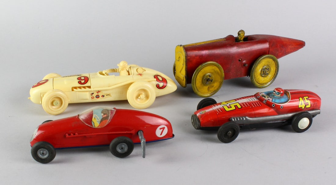 Four Race Cars- Girard, Japan, Minic Tin (1 of 5)