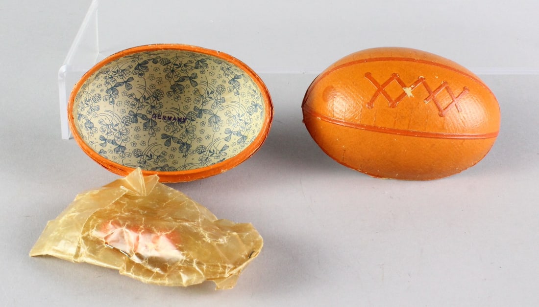 1920s German Candy Container Football (1 of 4)