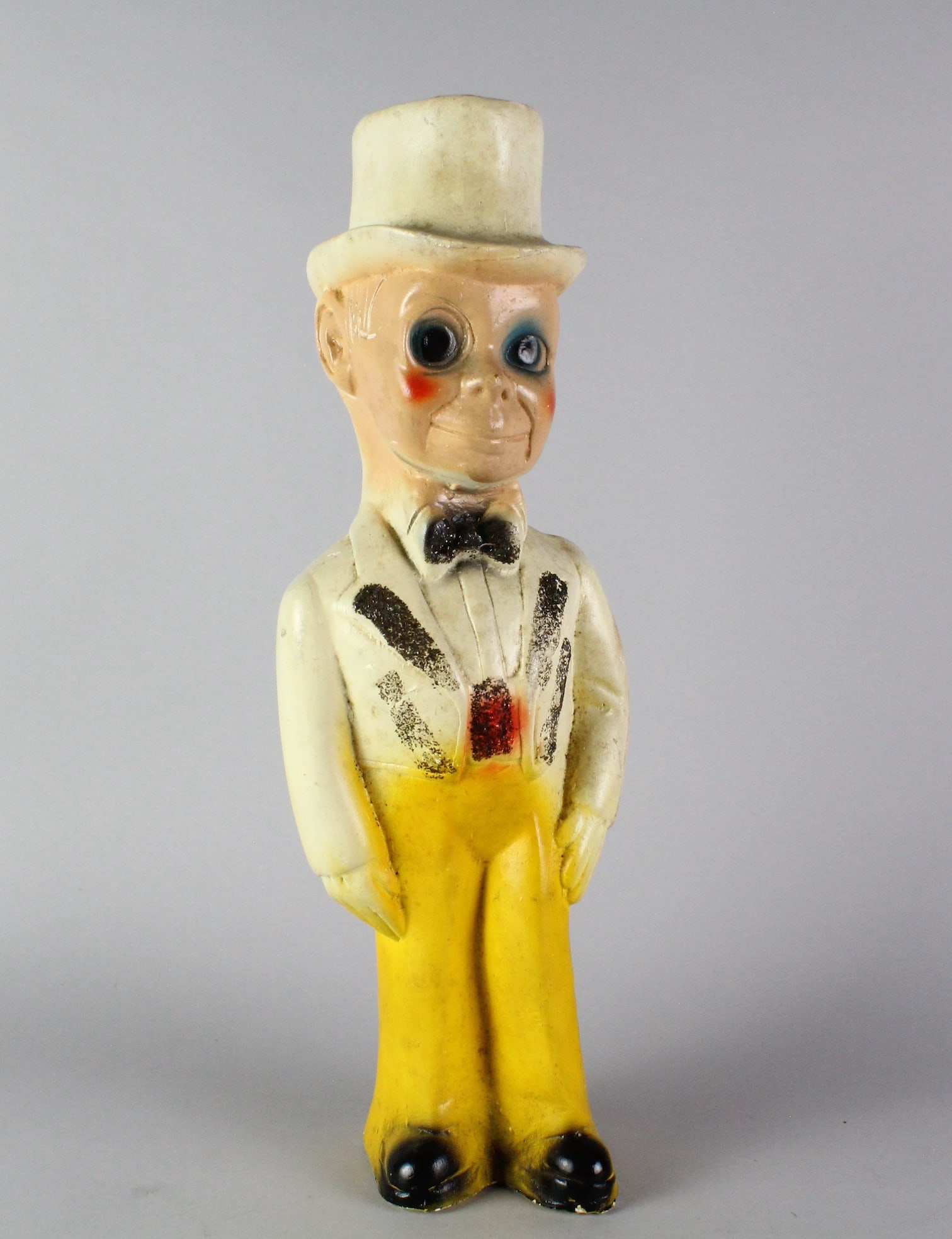 1930s Charlie McCarthy Carnival Chalkware (1 of 3)