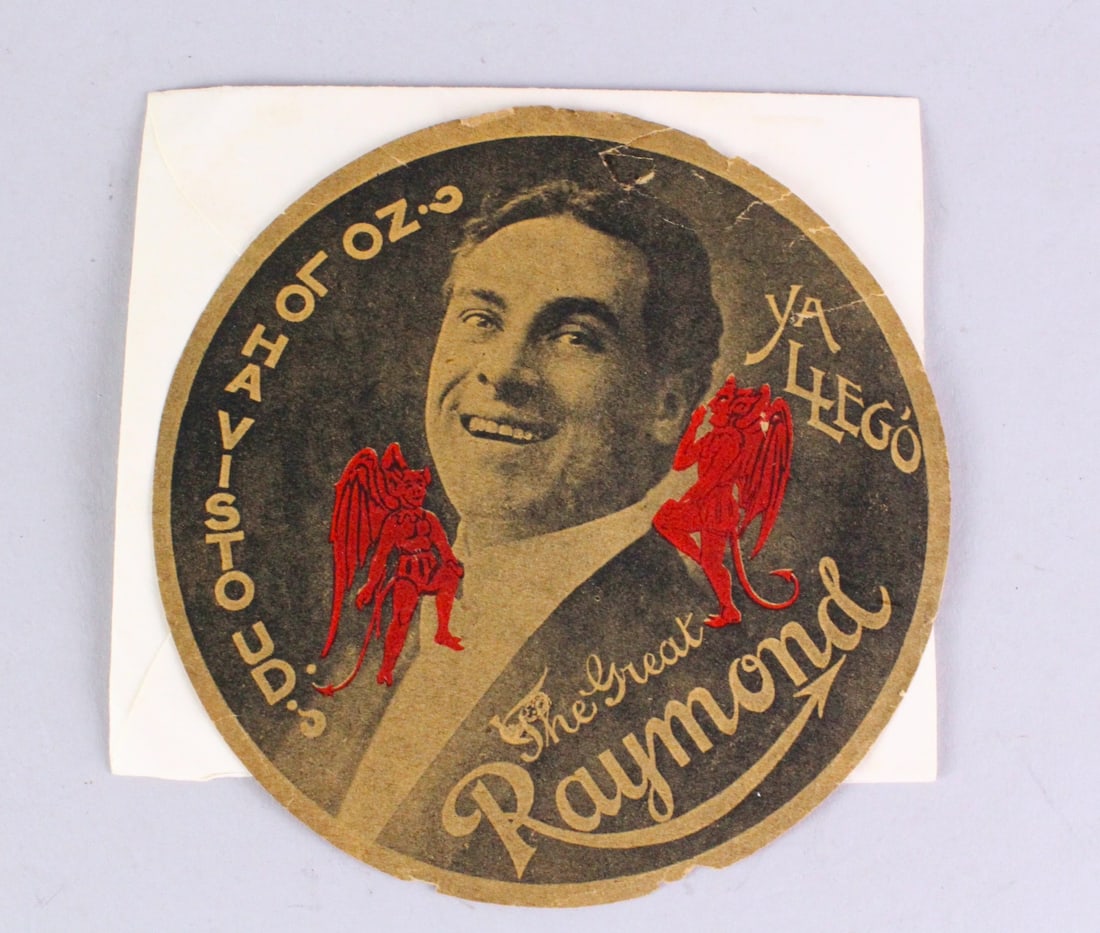 1920s The Great Raymond Magician w/Devils (1 of 1)