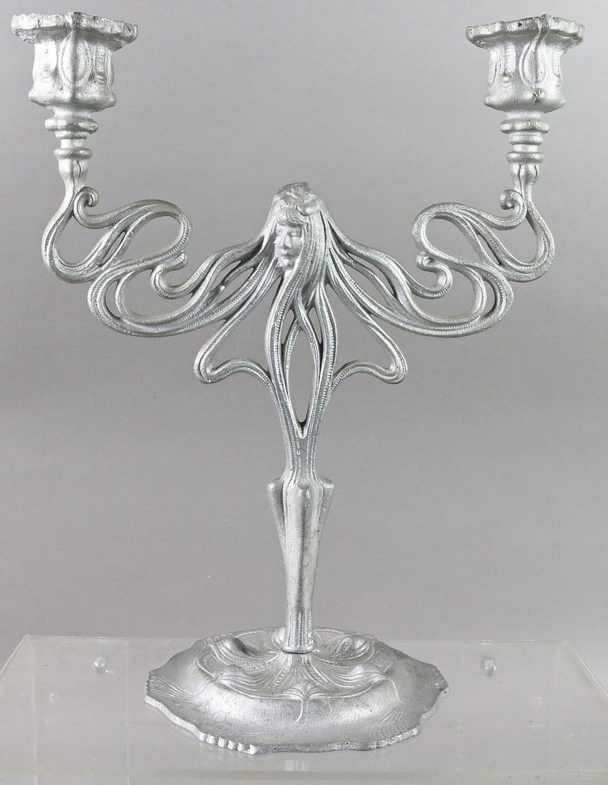 Art Nouveau Candle Stick Holder (1 of 3)