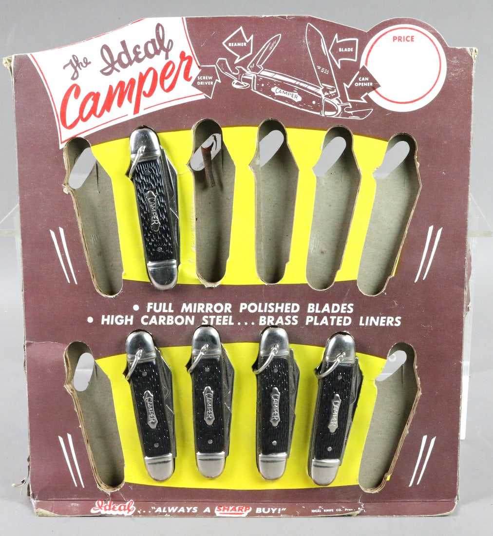 Ideal Camper Knife Dealer Display w Knives (1 of 3)