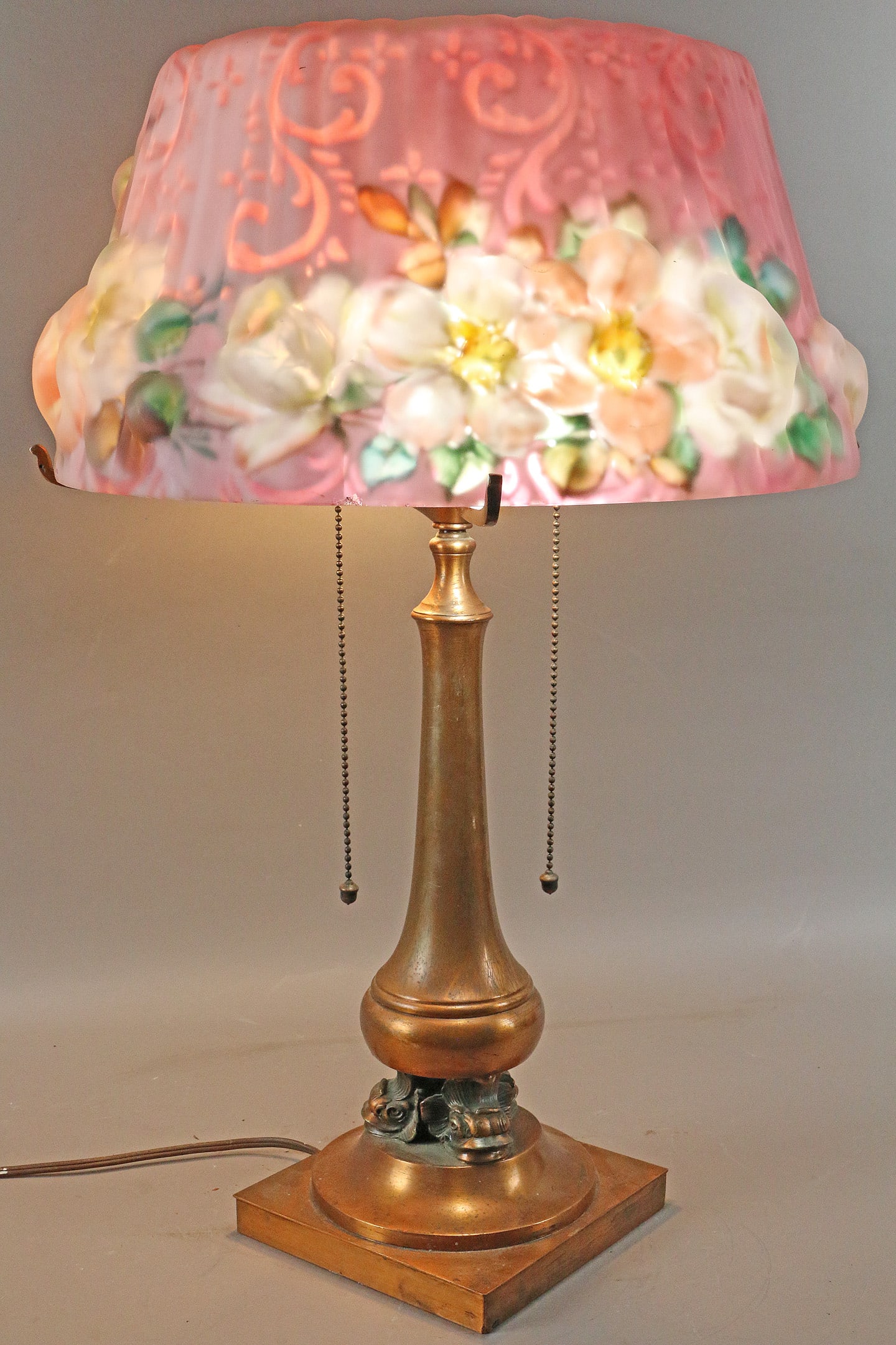 Pairpoint Puffy Reverse Painted Lamp (1 of 8)