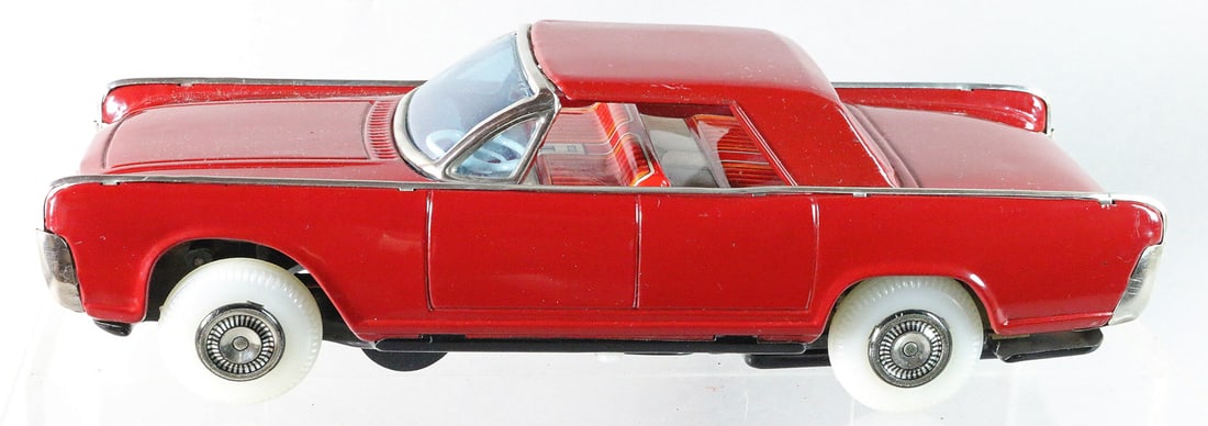 Lincoln Continental Batt Op Japan 1960s: Lincoln Continental Batt Op Japan 1960s 11 inches