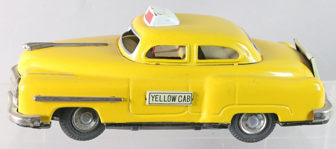 Marx Linemar Yellow Cab Tin Litho Car  Japan (1 of 3)