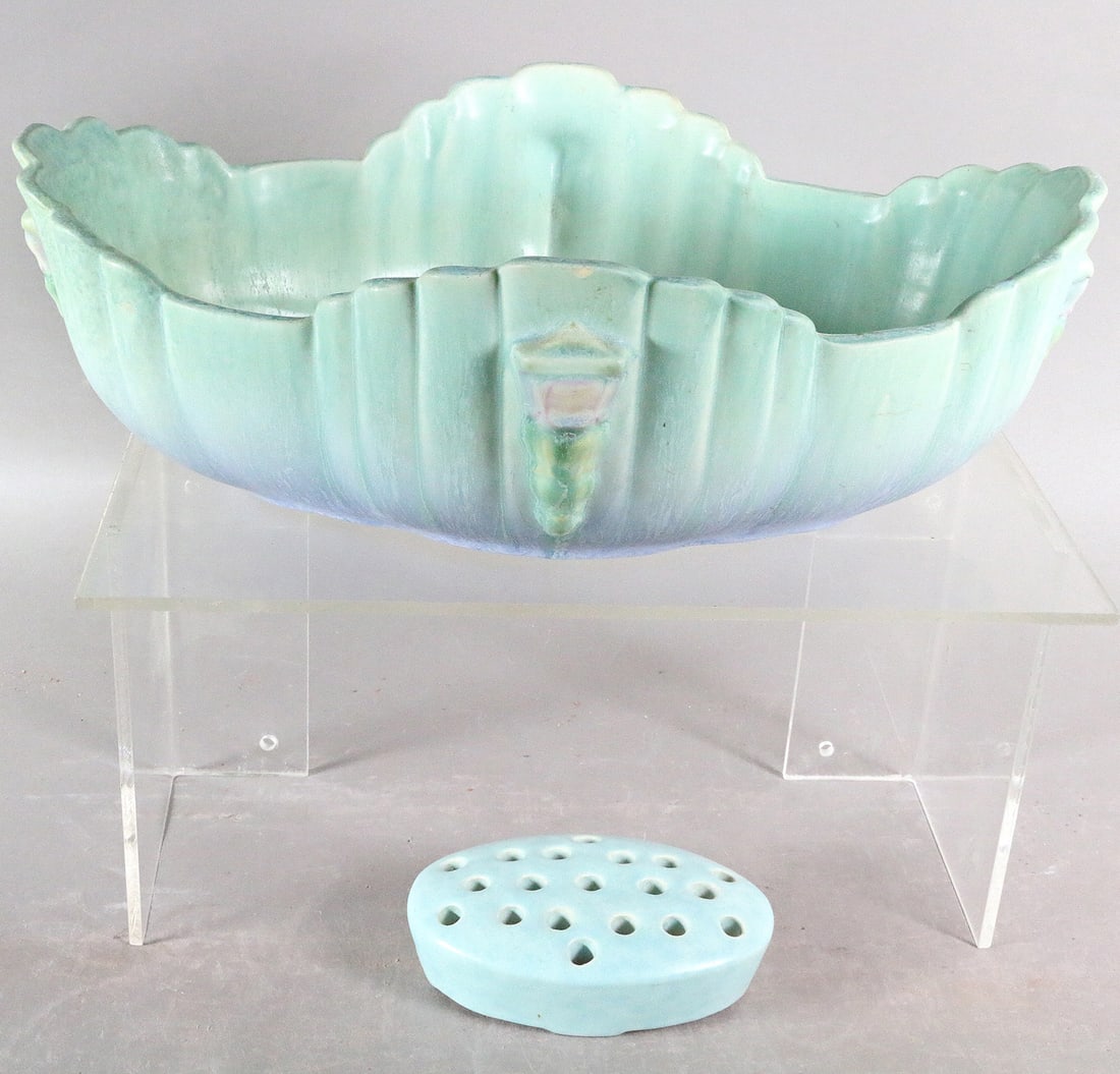 Roseville Topeo Art Deco Bowl (1 of 3)