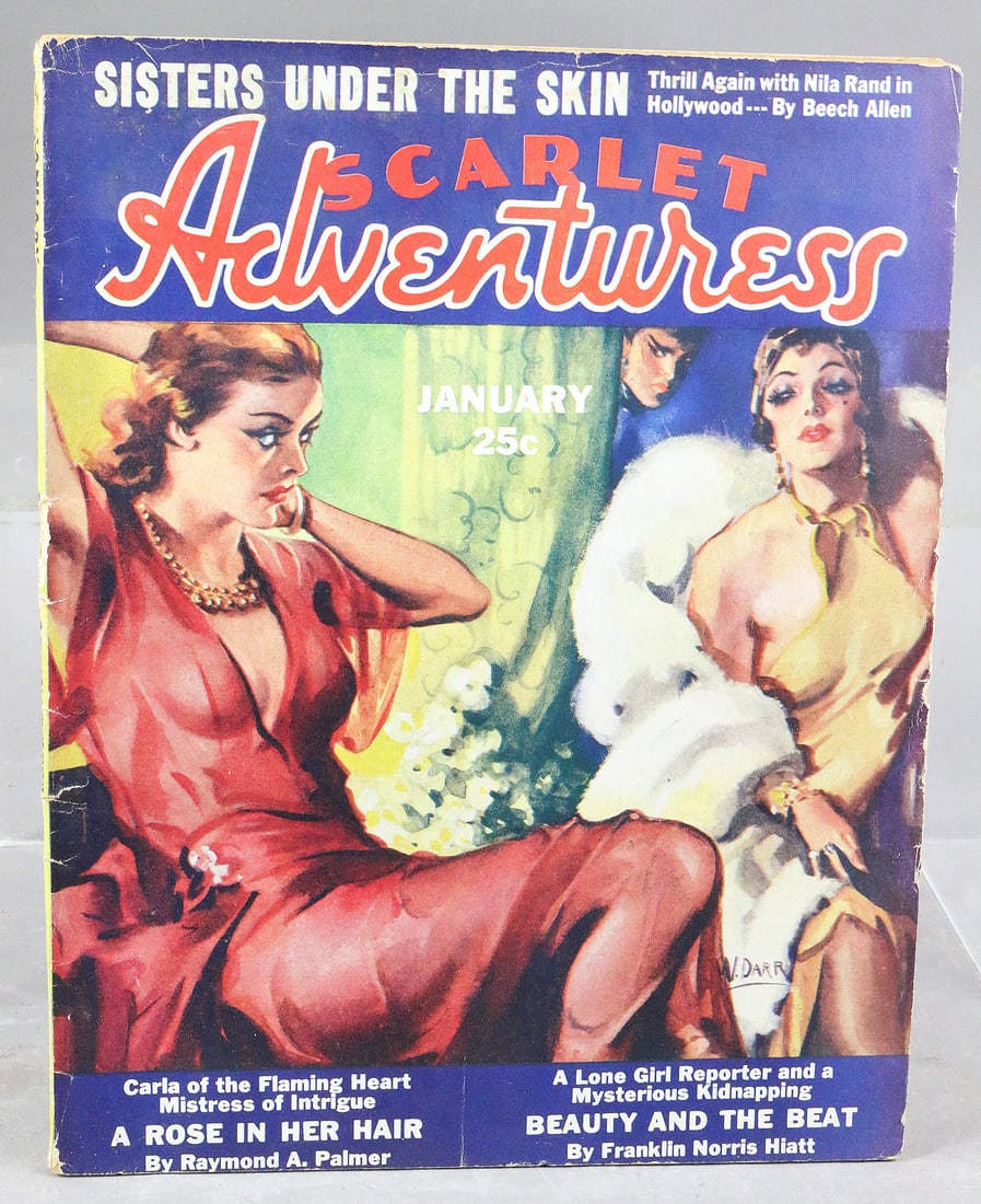 Scarlet Adventuress Detective Pulp Magazine Jan 1937 (1 of 3)