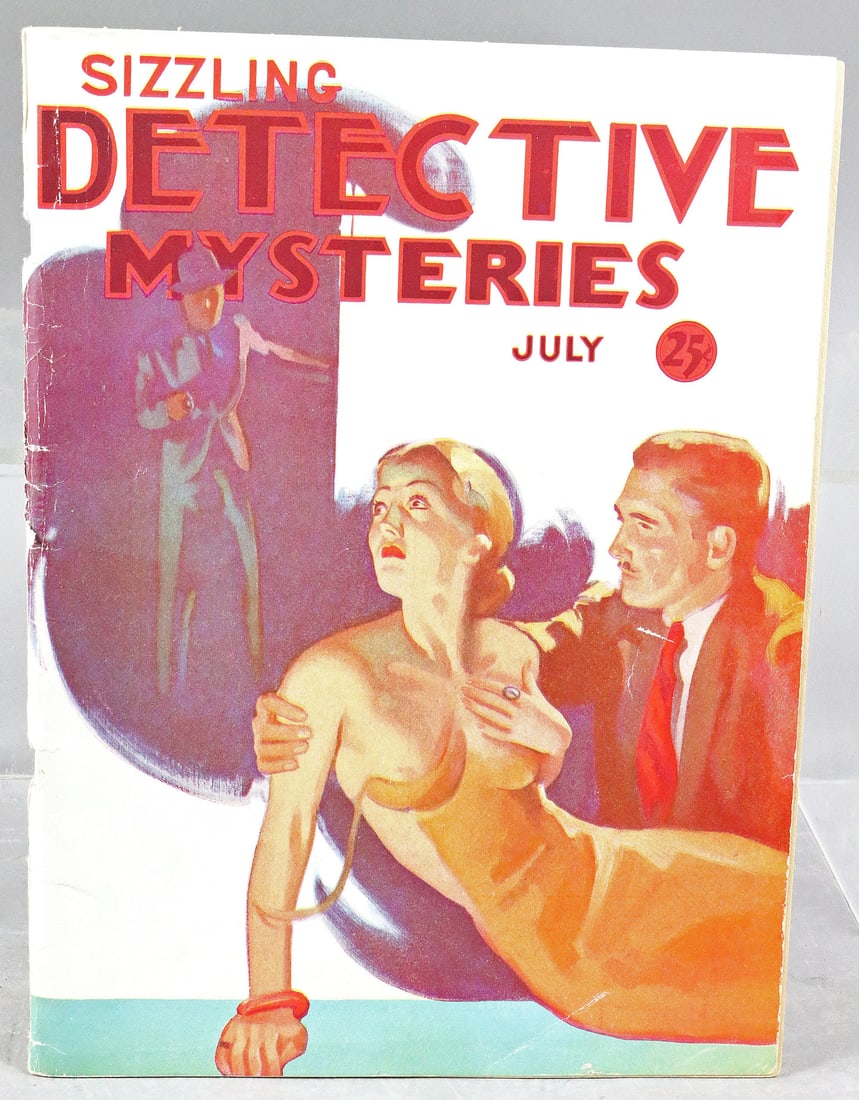 Sizzling Detective Mysteries Pulp Magazine July 1935 (1 of 3)