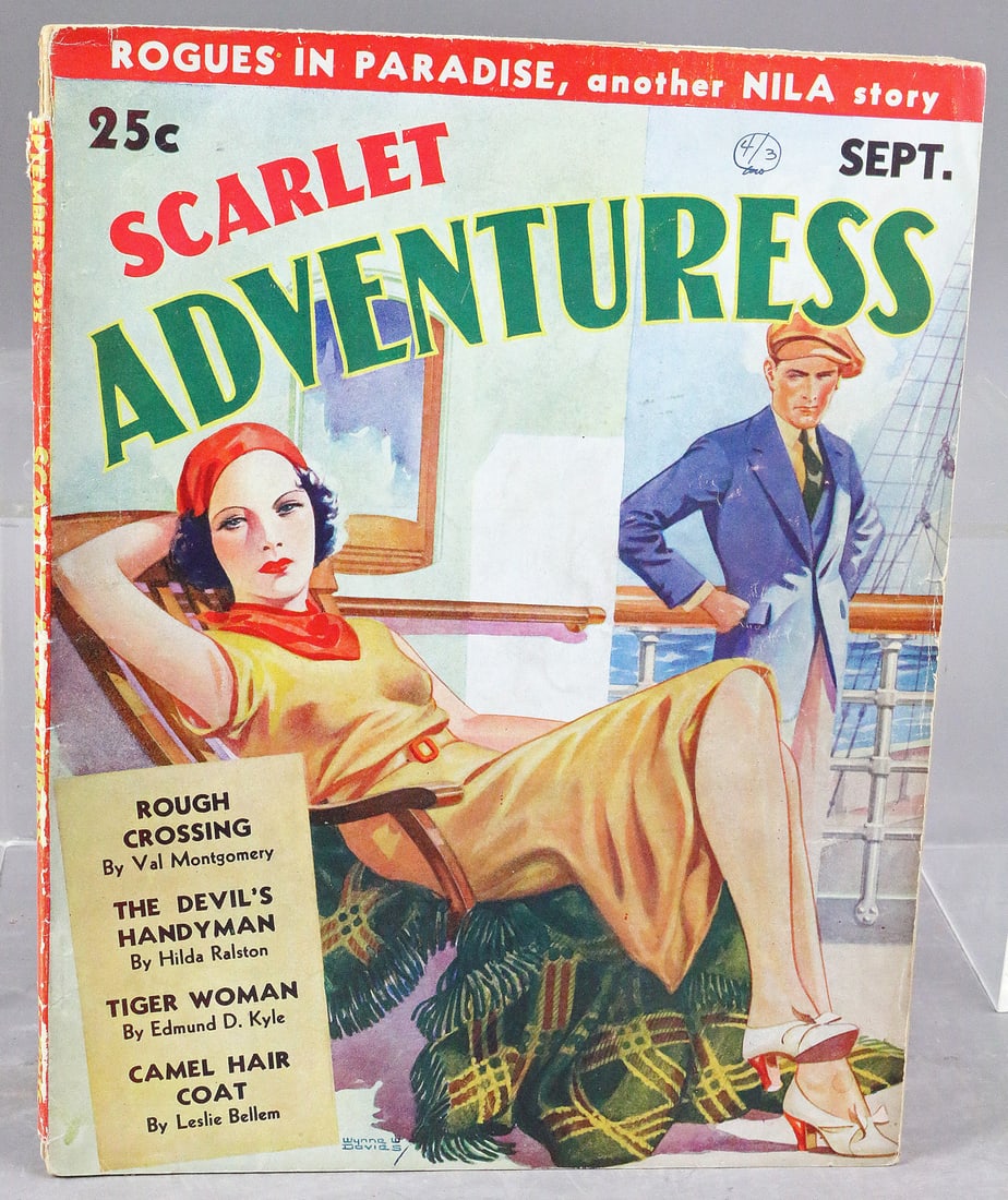 Scarlet Adventuress Pulp Detective Magazine Sept 1935 (1 of 3)