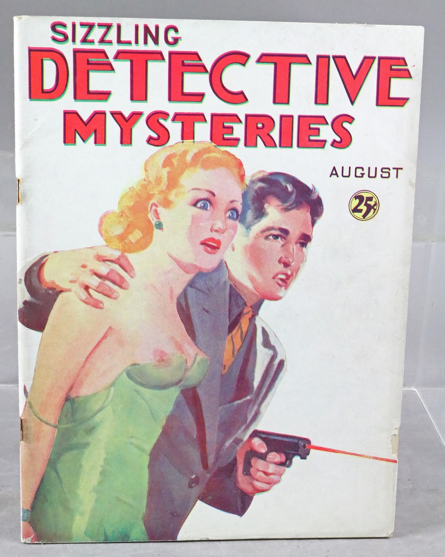 Sizzling Detective Mysteries Pulp Magazine Aug 1935 (1 of 3)