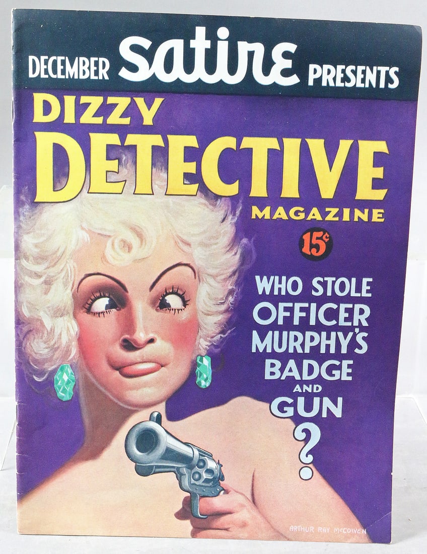 Satire Dizzy Detectives Magazine Dec 1936: Satire Dizzy Detectives Magazine Dec 1936