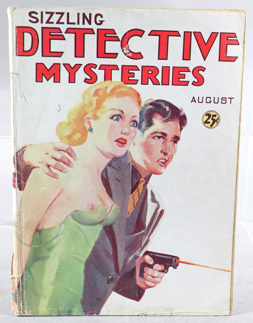 Sizzling Detective Mysteries Pulp Magazine Aug 1935 (1 of 3)