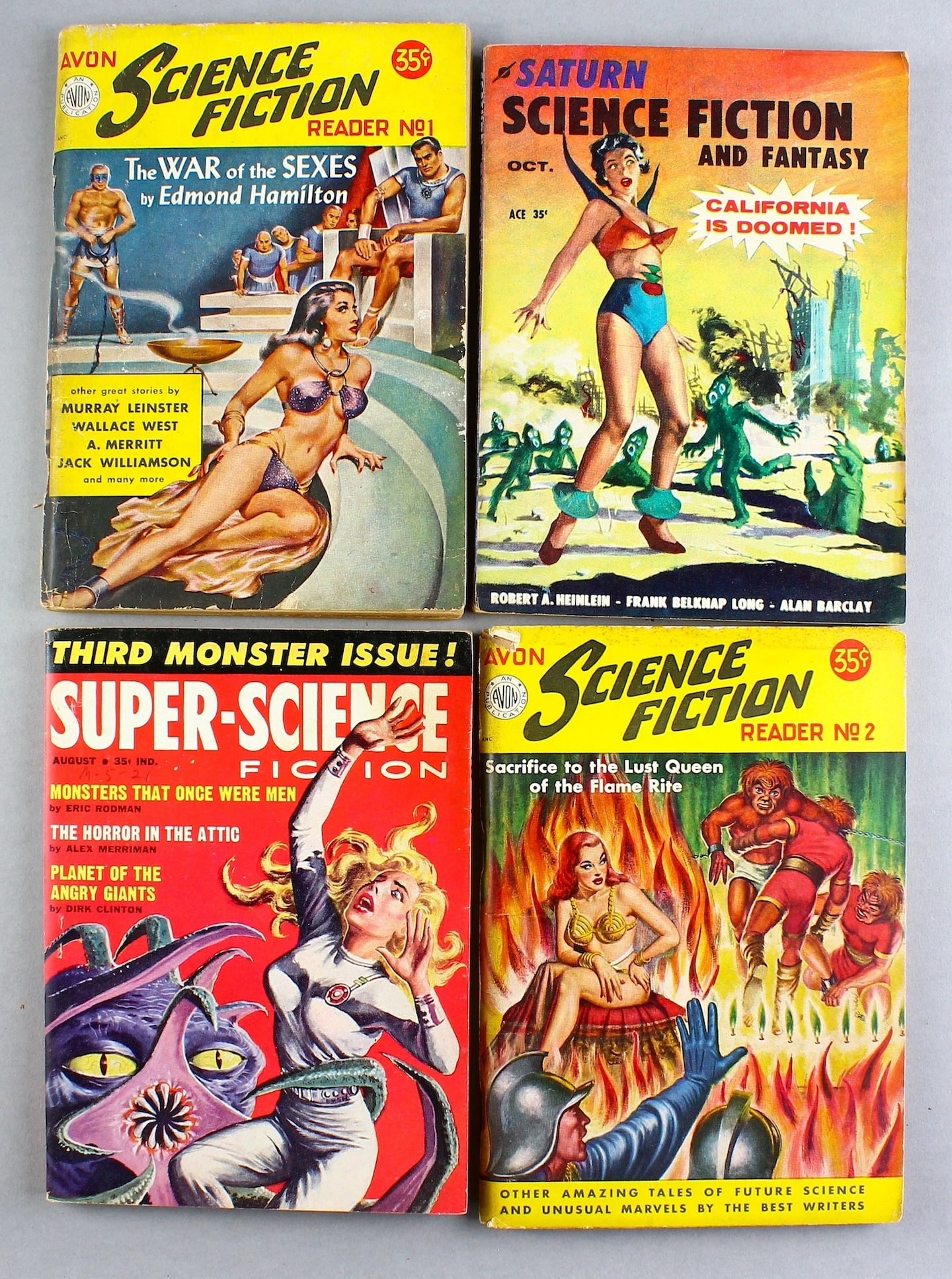 1950s Science Fiction No. 1, 2, Monster Issues (1 of 2)