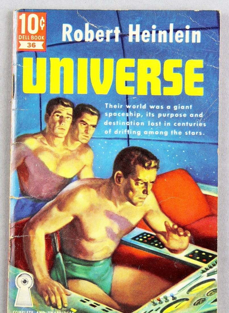 1950s Robert Heinlein Universe Novel Great Cover (1 of 4)