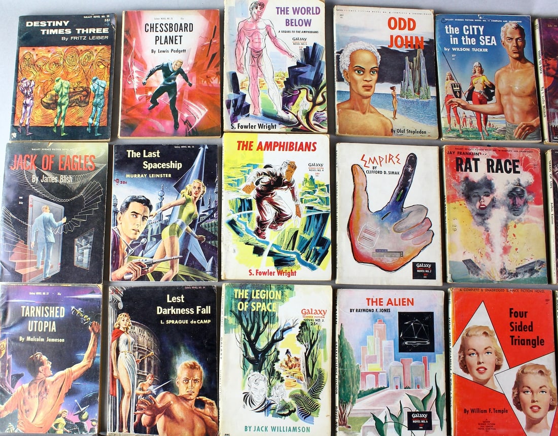 1950s Galaxy Science Fiction Novels 24! (1 of 9)