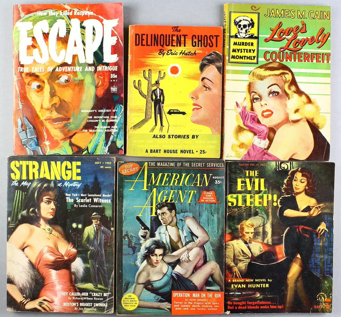 1950s Mystery, Murder, Spy Fiction Pulps: 1950s Mystery, Murder, Spy Fiction Pulps