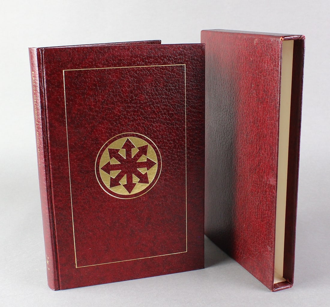 Elric of Melnibone, Michael Moorcock, In Slipcase: Elric of Melnibone, Michael Moorcock, Limited leather HC Slipcase. Pristine.