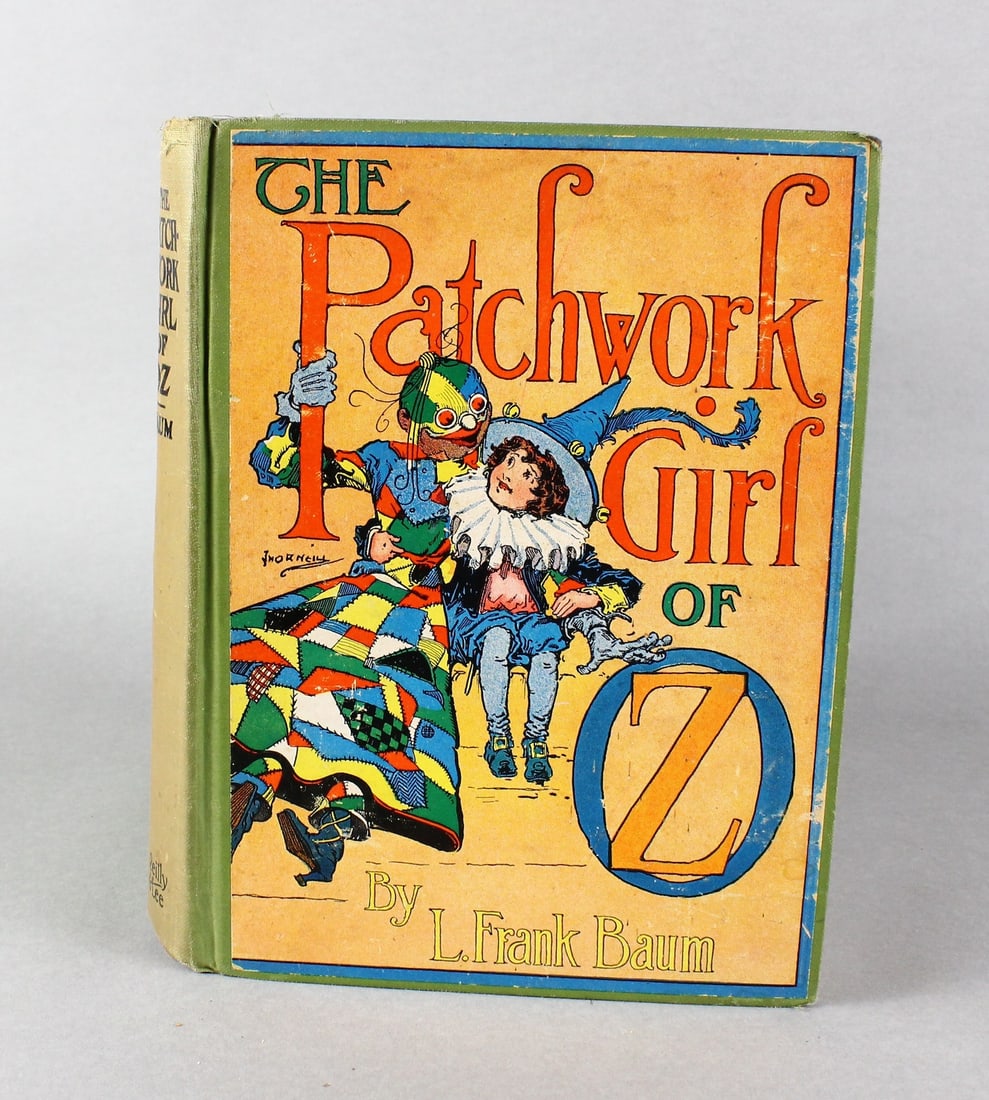 L. Frank Baum- The Patchwork Girl of Oz 1913: L. Frank Baum- The Patchwork Girl of Oz 1913 Reilly & Lee Co. Chicago. L. Illustrated by John R. Neill. Inscribed to owner and owner page Christmas 1948.