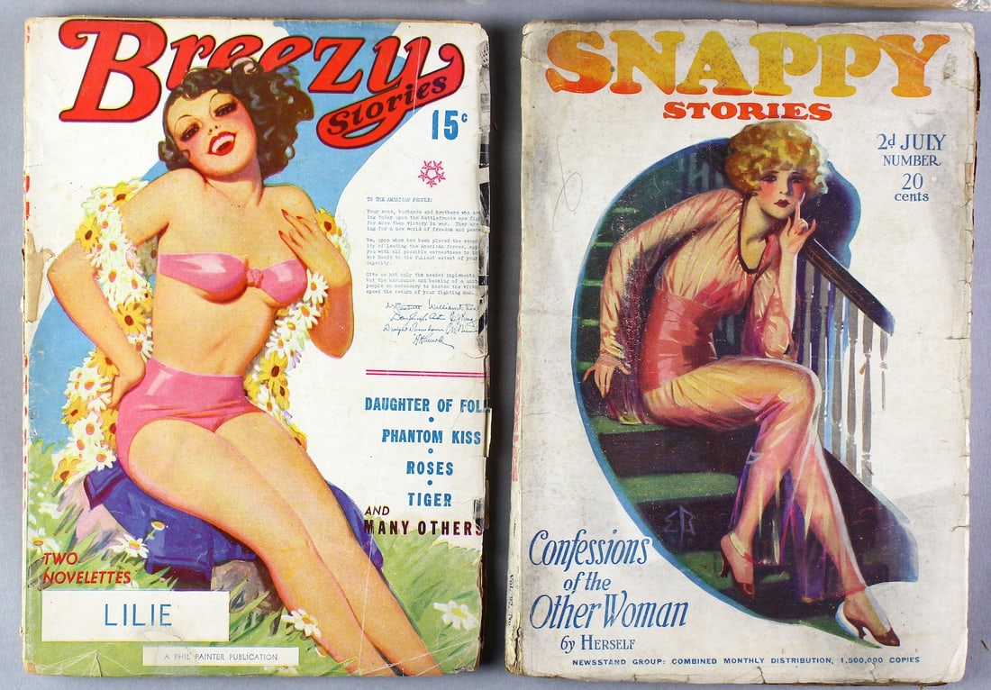 1920s  Breezy, Snappy Stories & Detective Mysteries- Murder & Girls! (1 of 4)