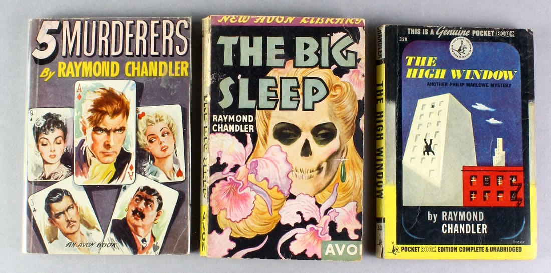 Raymond Chandler- 3 Avon & Pocket Books (1 of 2)