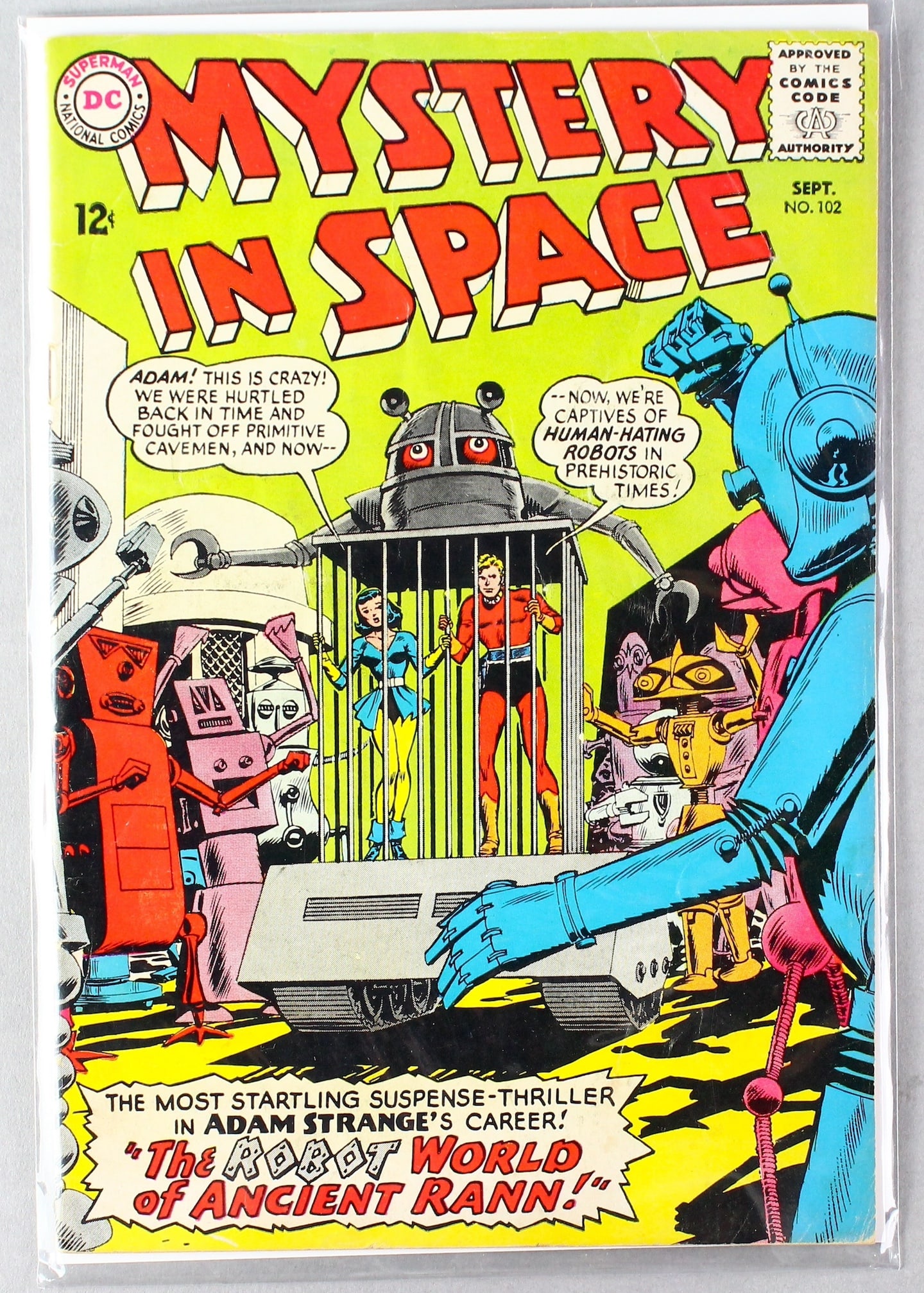 DC Mystery in Space 102: DC Mystery in Space 102. September 1967. Bagged and Boarded.