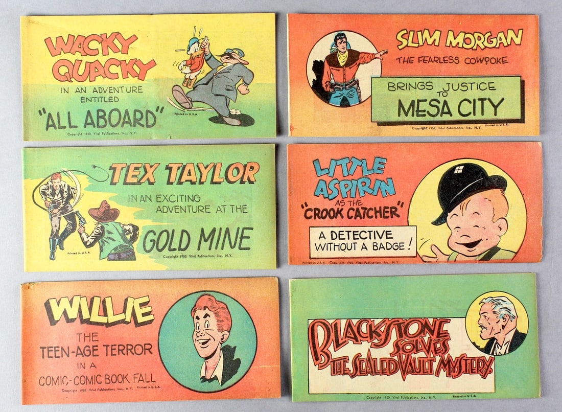 1950 Vital Cereal Promotion Premium Comic Set (1 of 3)
