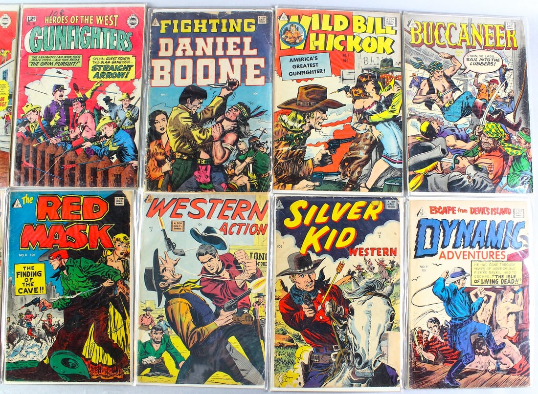 1950s Western Comics, Red Mask, Adventure, Buccaneer (1 of 2)