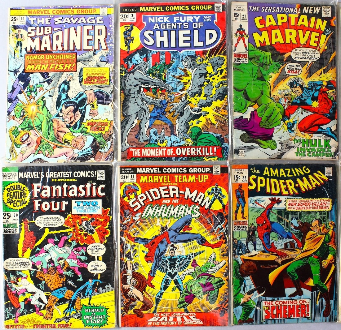 Marvel Comics Silver Age Spider-Man, Iron Man, Many others (1 of 3)