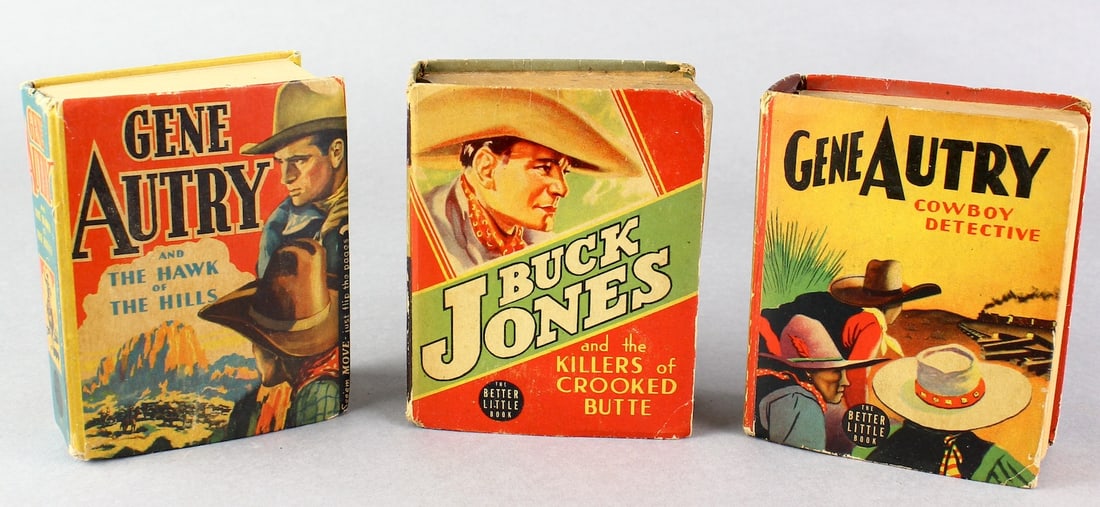 Gene Autry & Buck Jones Cowbow Big Little Books (1 of 3)