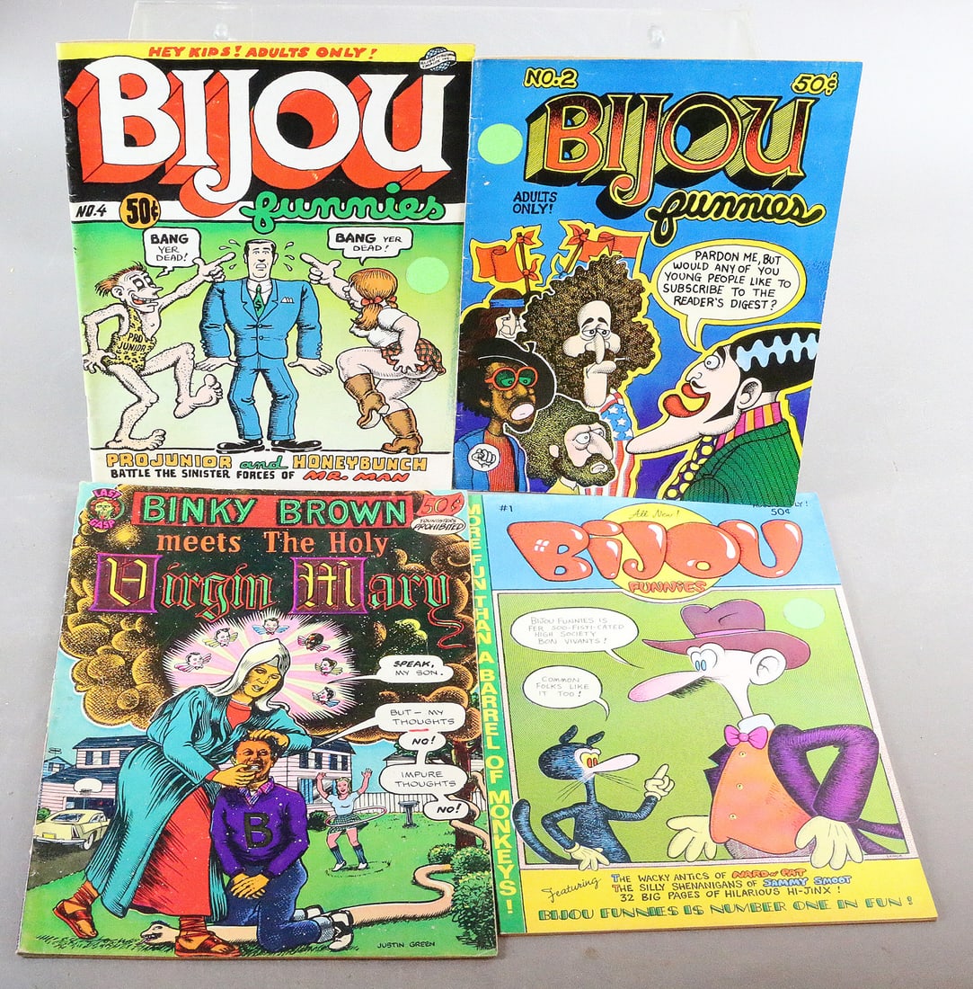 Bijou Funnies, Binky Brown- Underground Comics Lot (1 of 2)
