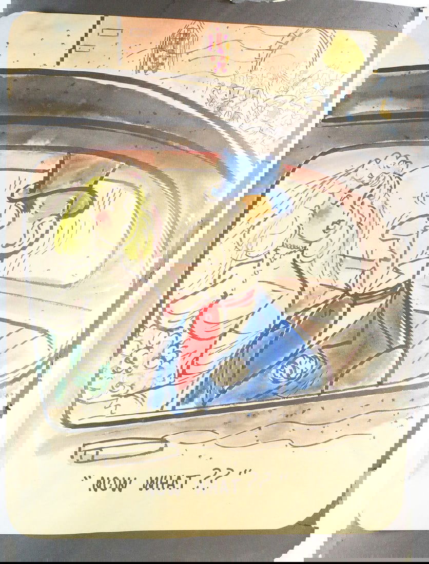 Peter Arno Original Illustration  Now What (1 of 3)