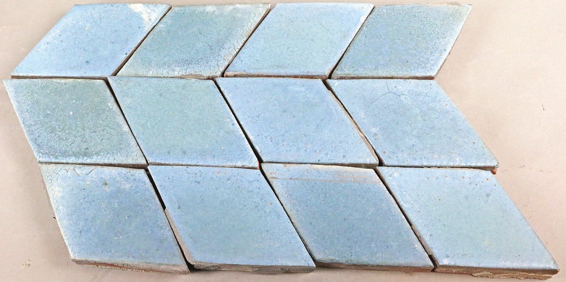 Grueby Diamond 4x6 Blue 12: Grueby Diamond 4x6 Blue 12