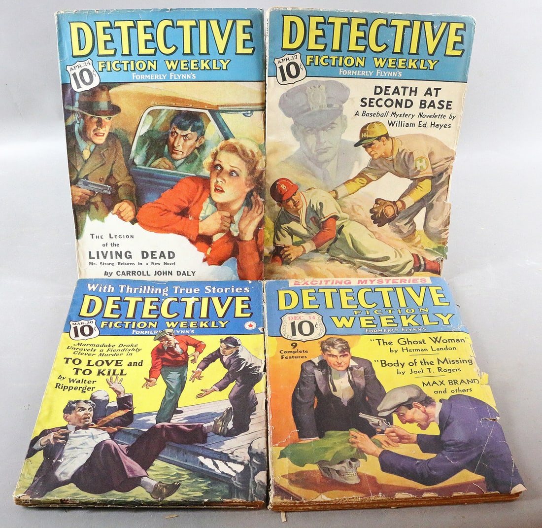 Detective Fiction Weekly Pulp Lot (1 of 3)